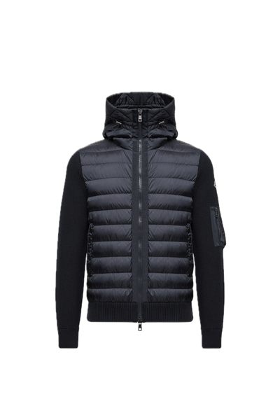 Cardigan zippé matelassé