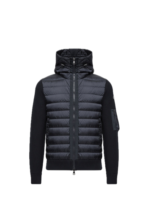 Cardigan zippé matelassé